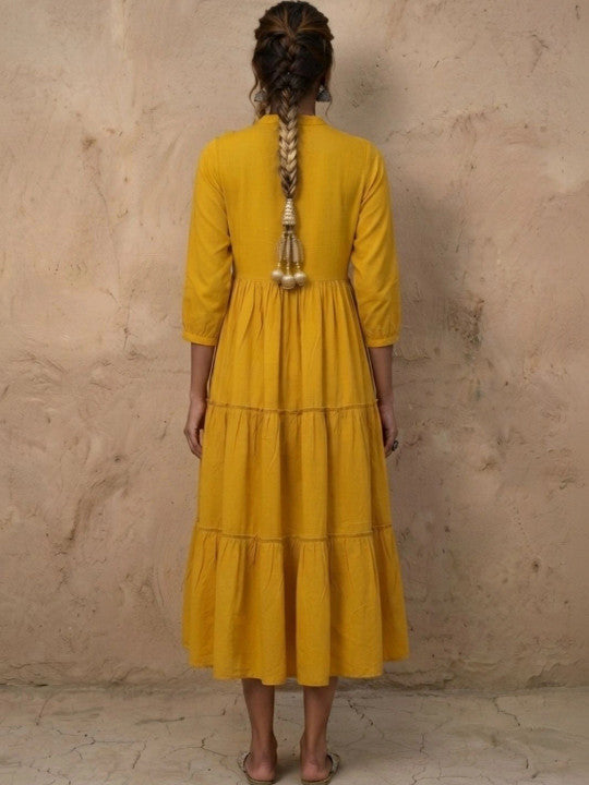 A-Line Midi Dress