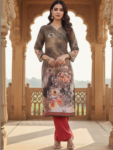 Women Floral Printed Indie Prints Kurta