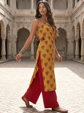 Women Ethnic Motifs Printed Indie Prints Kurta