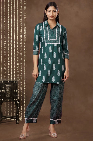 mokshi Women Viscose Rayon Kurta Palazzo Set