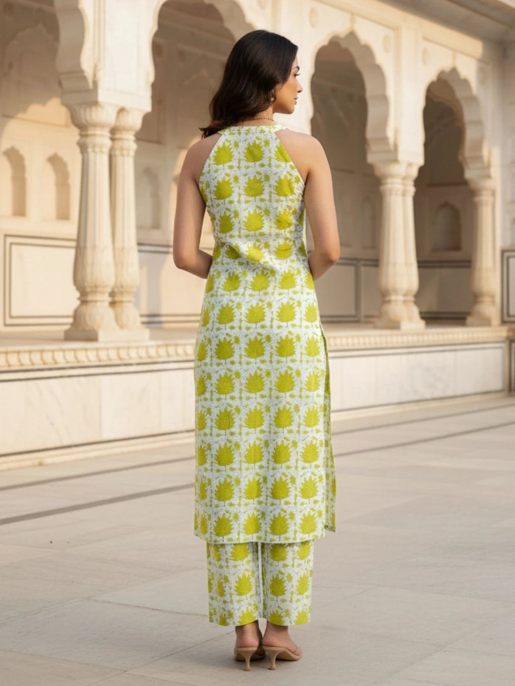 mokshi Women Pure Cotton Kurta Pant Set