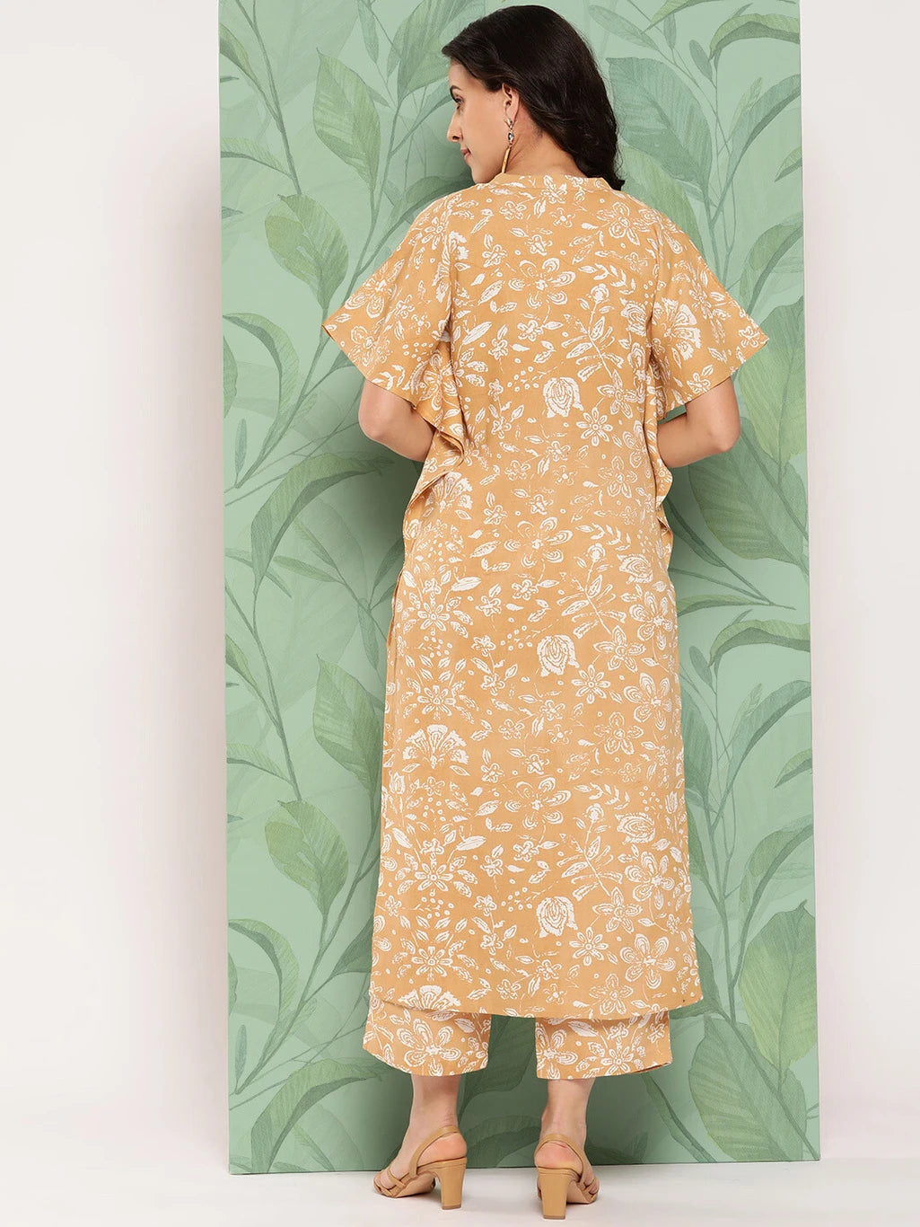 mokshi Women Viscose Rayon Kurta Palazzo Set