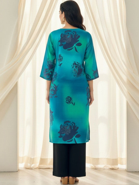 Women Floral Printed Indie Prints Kurta
