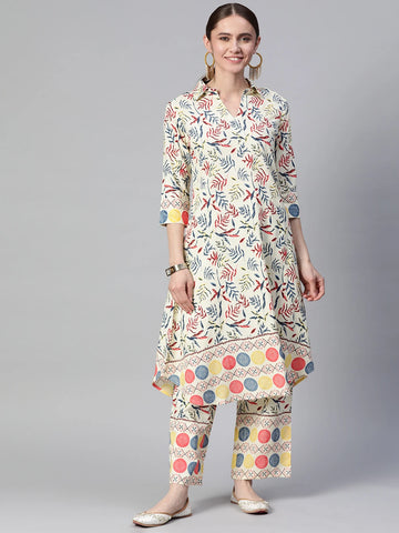 mokshi Women Viscose Rayon Kurta Palazzo Set