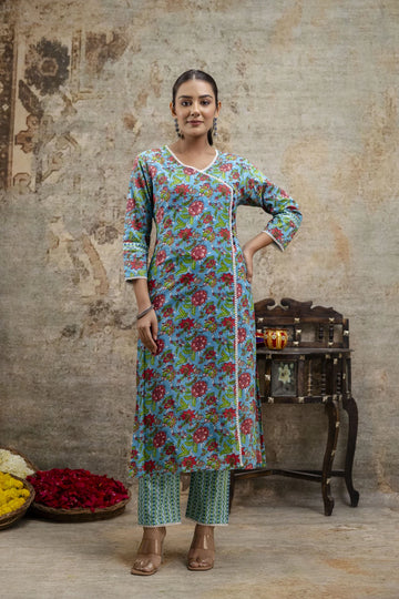 mokshi Women Viscose Rayon Kurta Pant Dupatta Set