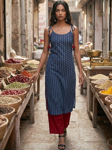 Women Printed Indie Prints Kurta